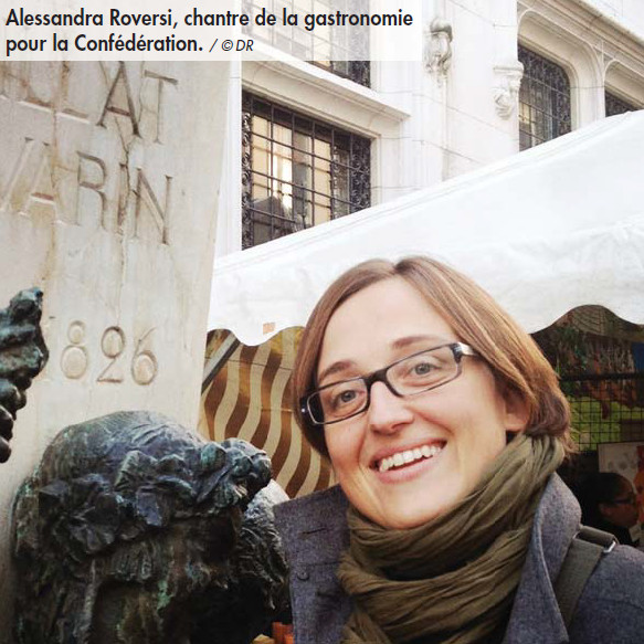 Alessandra Roversi, chantre de la gastronomie pour la Confédération. / © DR