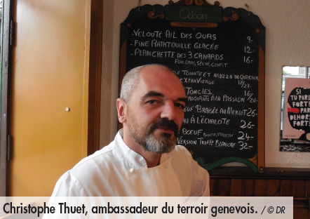 Christophe Thuet, ambassadeur du terroir genevois. / © DR