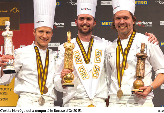 C’est la Norvège qui a remporté le Bocuse d’Or 2015.© DR