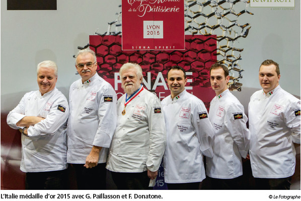 L’Italie médaille d’or 2015 avec G. Paillasson et F. Donatone. © Le Fotographe