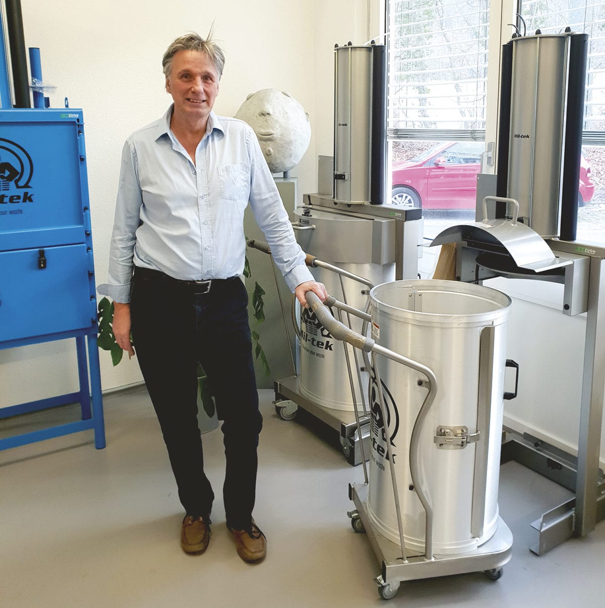 Mil-tek, les presses à déchets écologiques et économiques