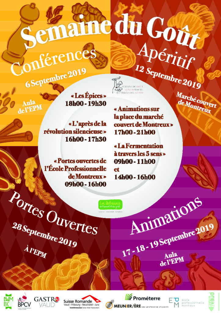 Portes ouvertes à l’Ecole Professionnelle de Montreux (EPM).
Le 12 septembre prochain, le public est invité à découvrir les métiers de l’alimentation, dans le cadre de la Semaine du Goût Suisse.