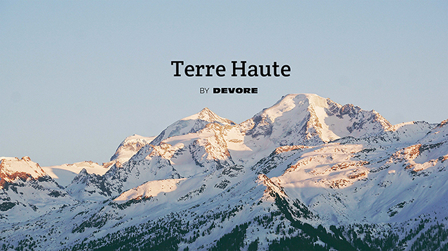 Terre Haute : gastronomie responsable  sur les sommets