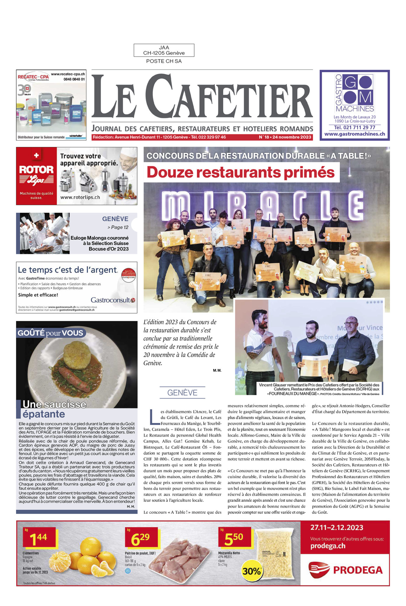 N°18 – 24 novembre 2023