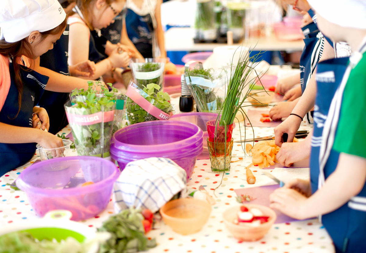 Un menu succulent préparé par des enfants