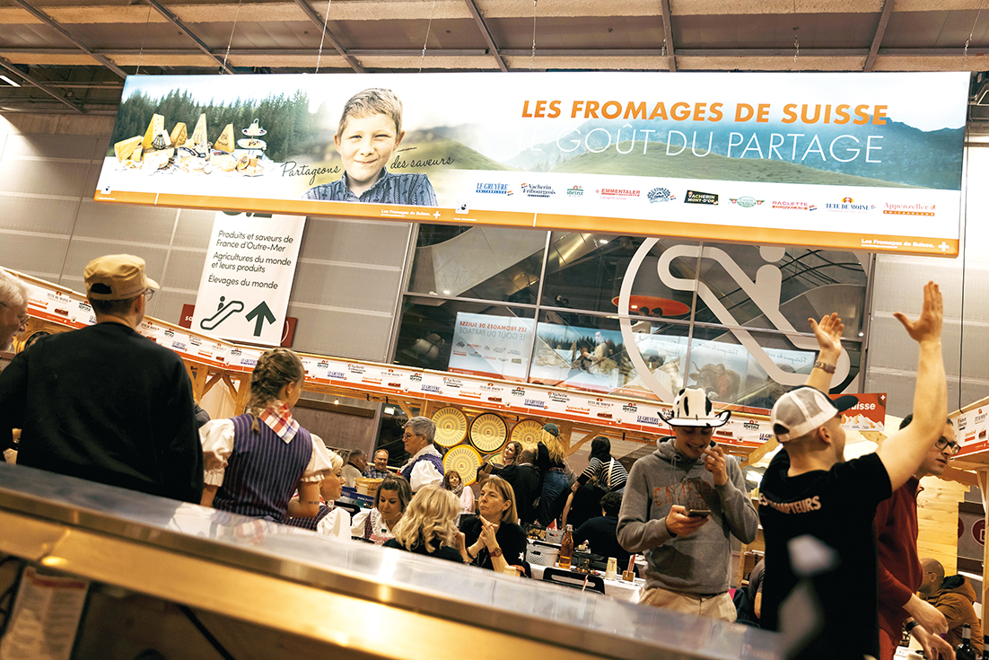 Fromages et vins suisses au  Salon de l’agriculture de Paris